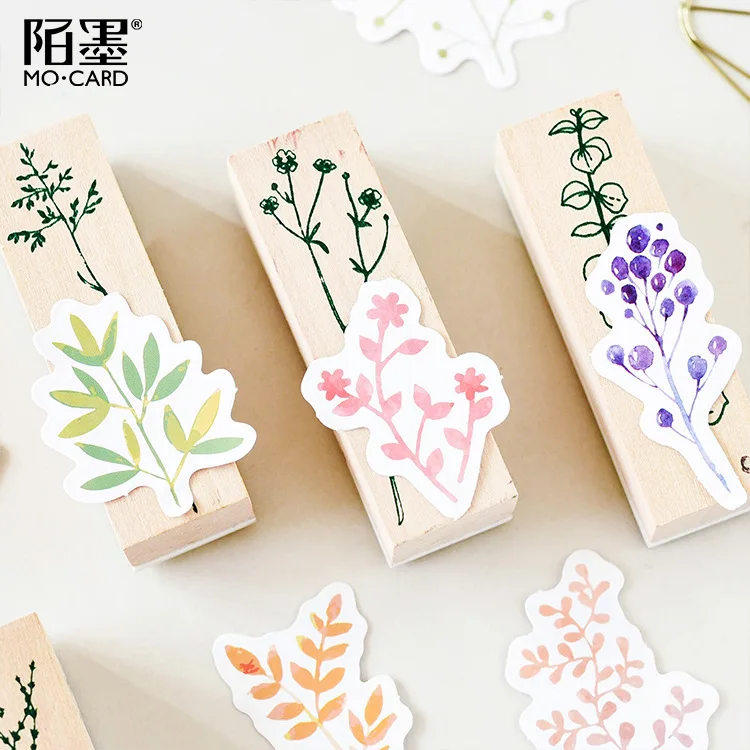 45 шт Цветочные наклейки Набор Декоративные BUJO DIY ежедневник
