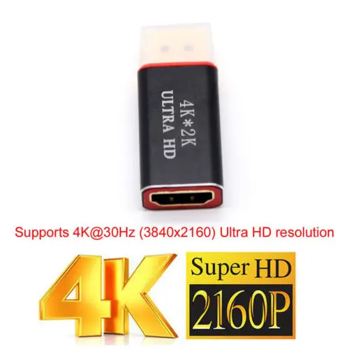4K Display Port to HDMI Male Female адаптер конвертер DisplayPort DP HDM Displayport конвертер| |