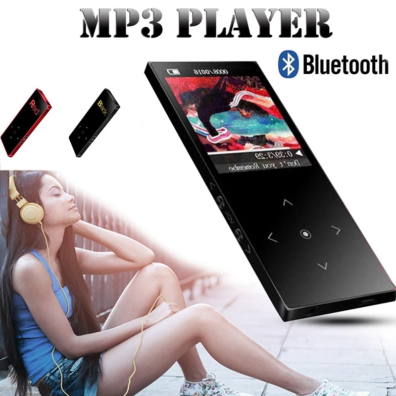 Benjie K8 Mp3 плеер пресс ключ мини ультра тонкий музыкальный 1 8 дюймов цветной экран