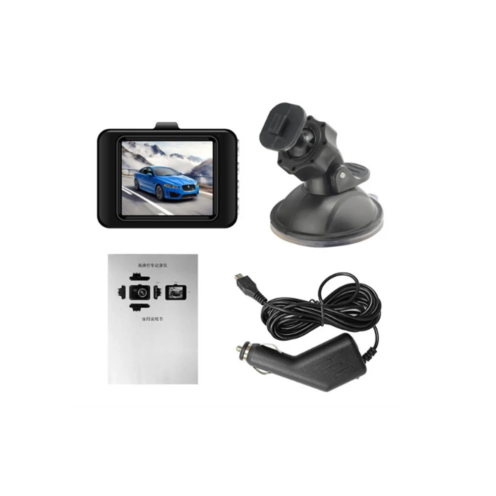 1 шт. 2 дюймовый HD 720P 120 ° широкоугольный WDR Автомобильный видеорегистратор
