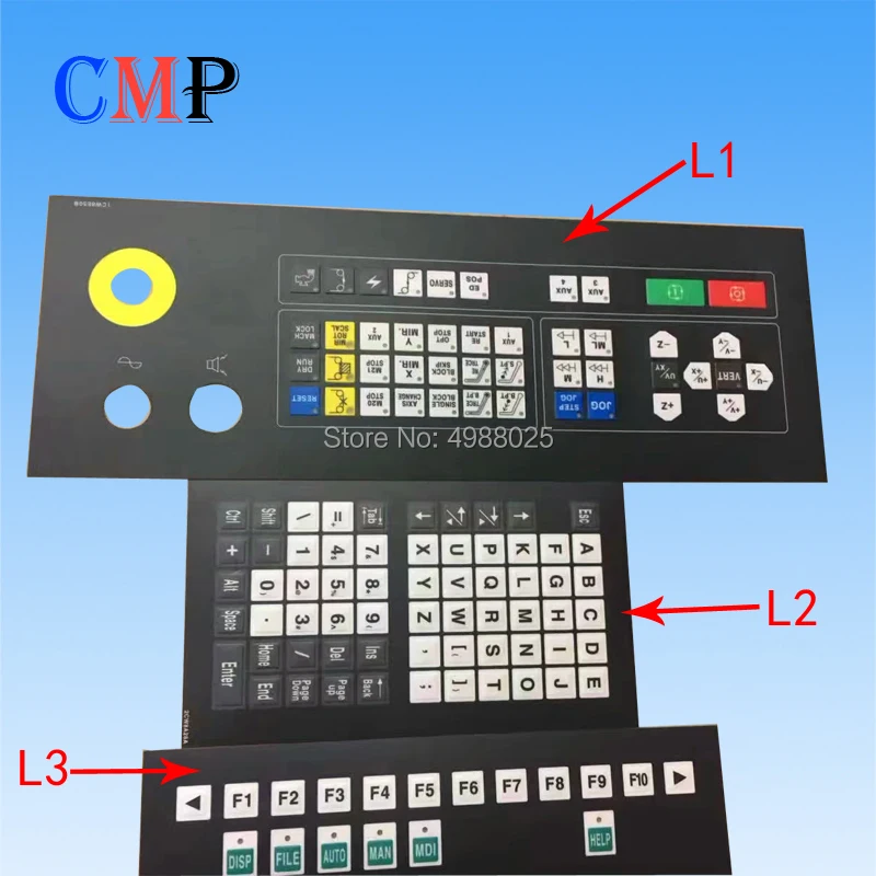 Панель управления клавиатурой панель пленка для ручного Chmer EDM |