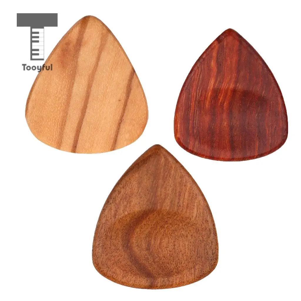 3 шт CHACATE PRETO/оливковое дерево зернистая гитара Pick Plectrum для акустической