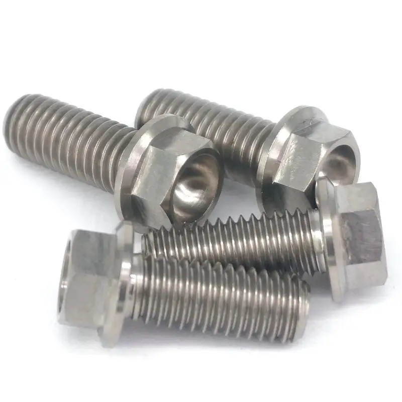 4 шт. M8x20mm Ti GR5 титановые болты с шестигранной вогнутой головкой для