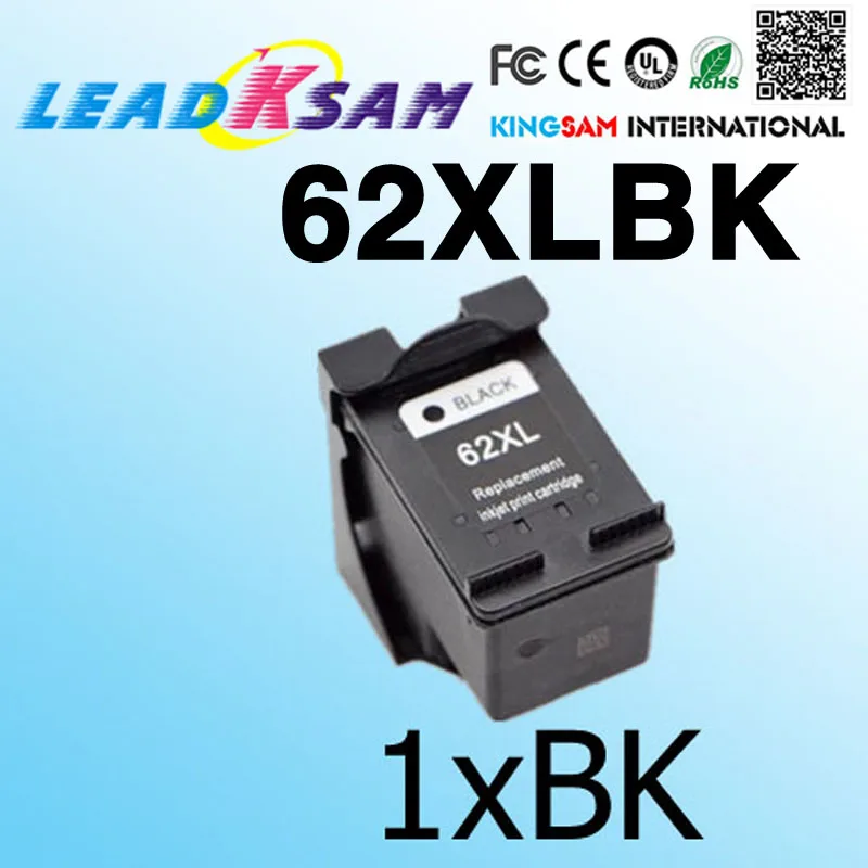 Картридж с черными чернилами совместимый hp62 62XL Envy 5640 5660 7640 5540 5544 5545 5546 5548 Officejet 5740