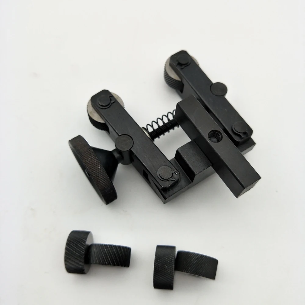 

Новый Прочный держатель для рифленого инструмента, линейный рифленый инструмент, токарный станок с регулируемым хвостовиком + 2 колеса для ...