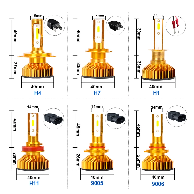 CARLite 2 шт. H7 светильник лампы для автомобилей с напряжением 12V 24V 6000K Led головной s
