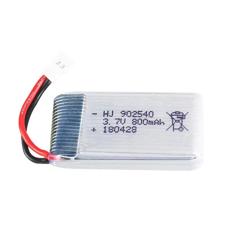 

800mAh 3.7V lipo Battery For Syma X5 X5C X5S X5SC X5HW X5HC X5SW M68 X300 X400 X500 X800 HJ819 3.7V 800mAh 902540 battery 1pcs