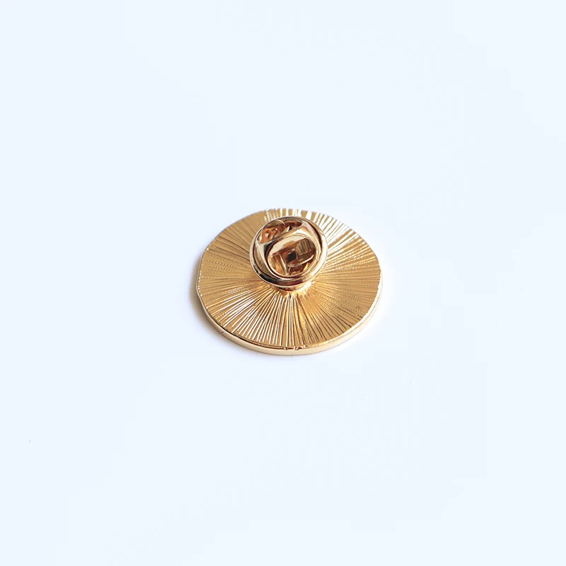 Moon Star Brooches Golden Lines Round Enamel Pin for Boys Girls Lapel Pin Hat/bag Pins Denim Jacket Women Brooch Badge SC4513