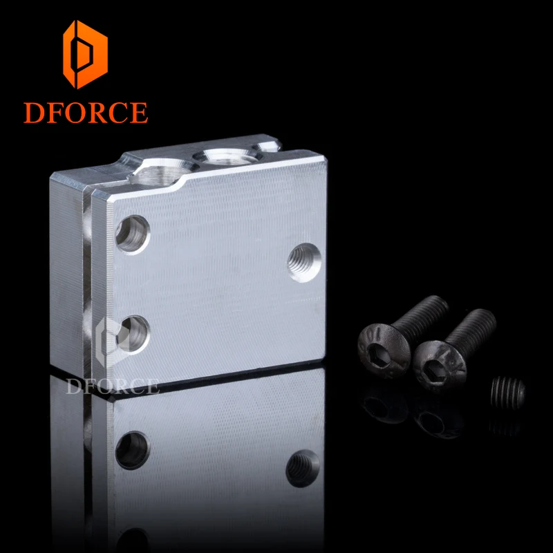 Высококачественный золотой радиатор v6 Volcano hotend J нагревательная головка блок