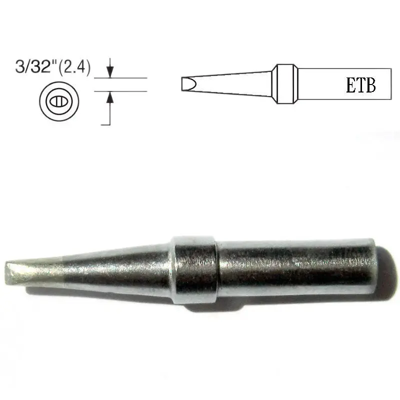 5 шт./компл. ETA ETB ETD ETS ETT железные наконечники для Weller WESD51 WESD50 WCC100 DIY аксессуары |