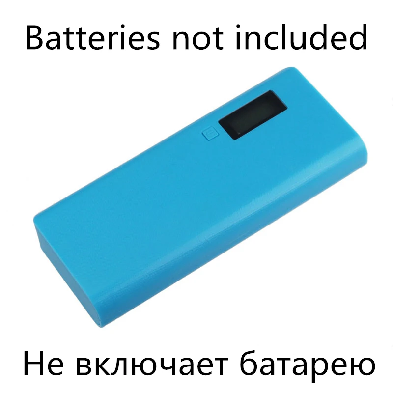 (Без батареи) 5x18650 DIY батарея банк портативный Shell Box Case KIT Цифровой ЖК дисплей Powerbank