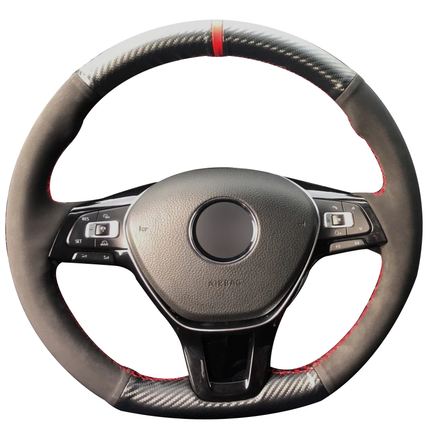 

Чехол на руль для Volkswagen VW Golf 7 Mk7, Polo Jetta, Passat B8, Tiguan