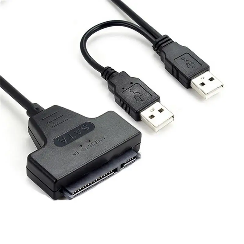 Новейший SATA кабель адаптер USB 2 0 для 22 Pin 7 + 15 5 дюймов HDD жесткий диск драйвер с