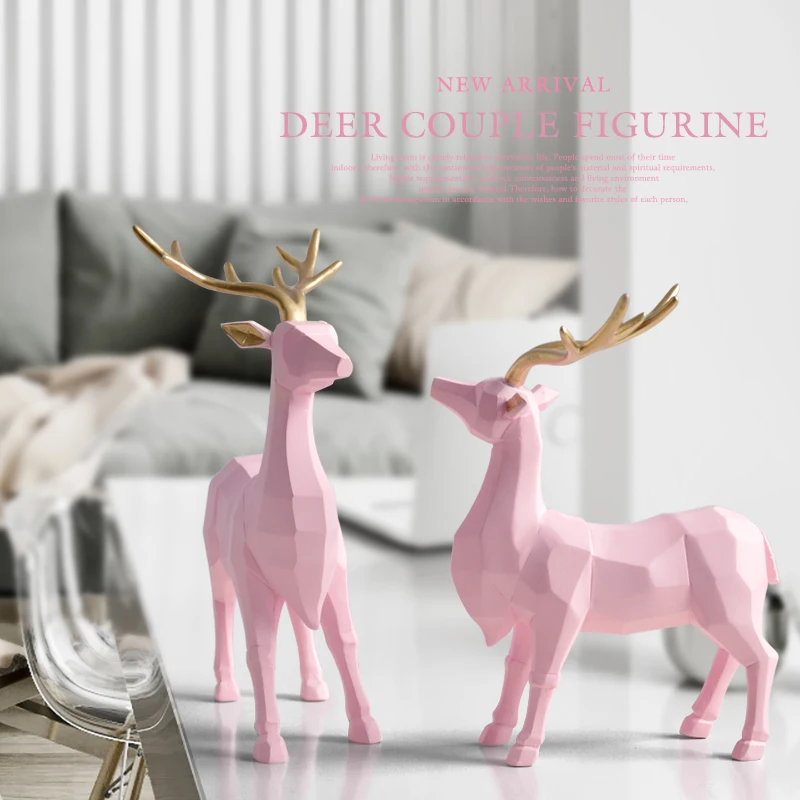 Статуэтка из полистоуна украшение в виде животного статуя для гостиной