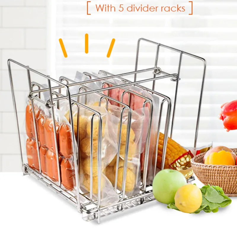 Стойка Sous Vide из нержавеющей стали с 5 разделителями стеллажи складывающиеся