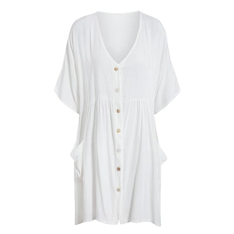 Bikinx пляжное платье с длинным рукавом накидка сексуальная пляжная одежда юбка