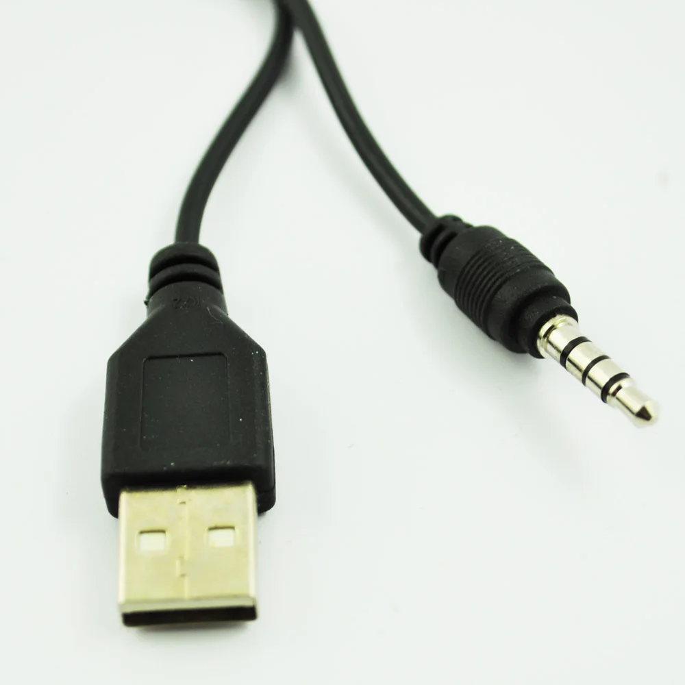 Черный USB Тип до 3 5 мм разъем кабель для передачи данных и аудио MP3 Mp4|Кабели HDMI| |