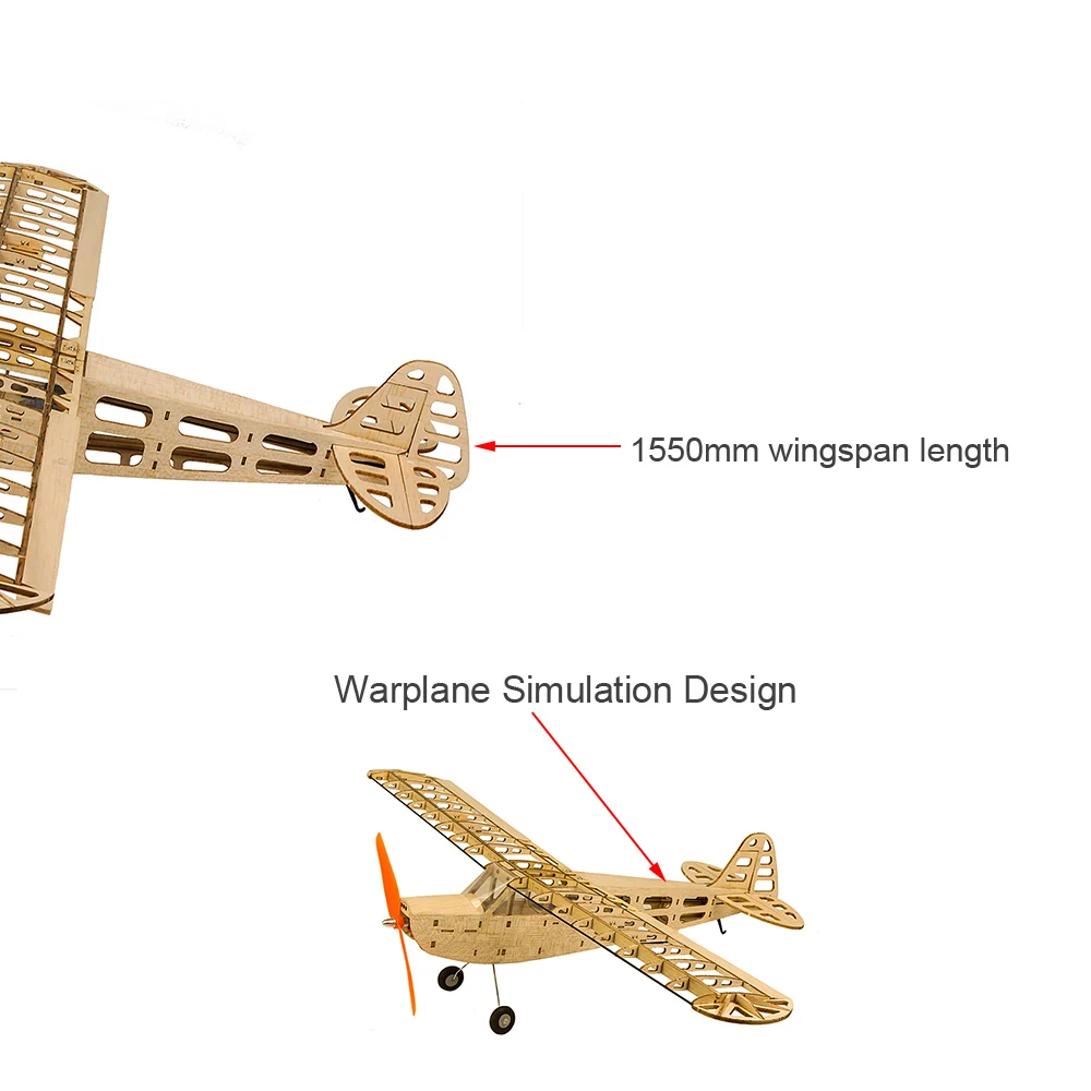 DW Hobby T4001 Balsa деревянный 1550 мм разлет крыльев самолета радиоуправляемый самолет