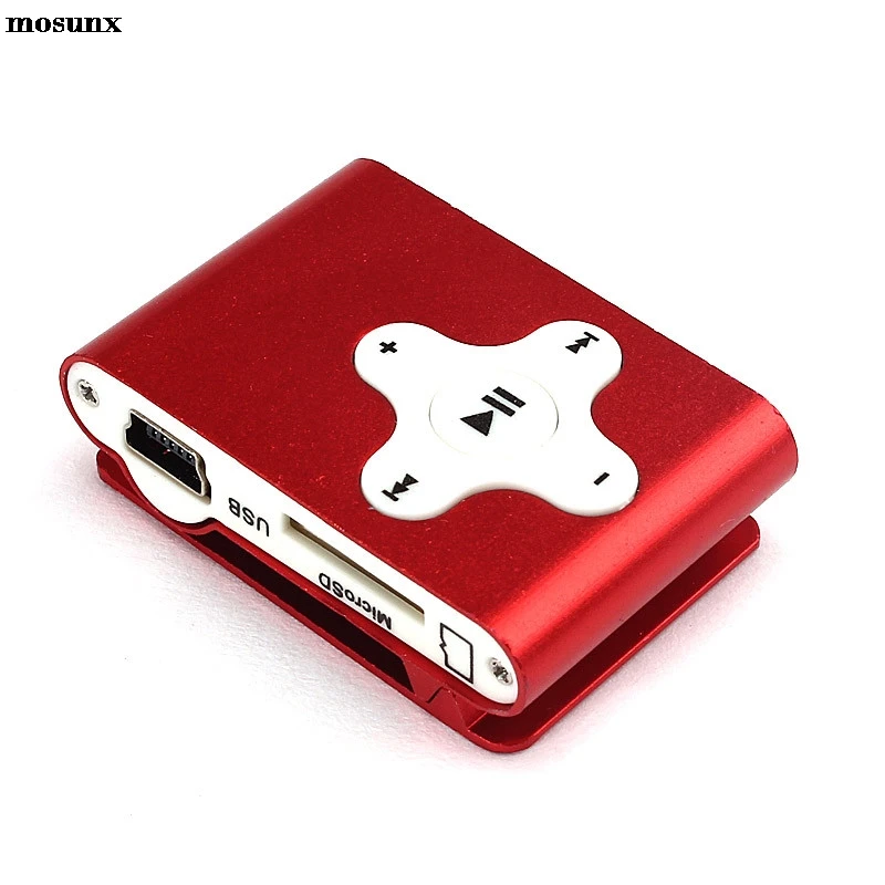 Mosunx Hifi мини металлический зажим USB MP3 плееры Поддержка Micro SD карты памяти Музыка