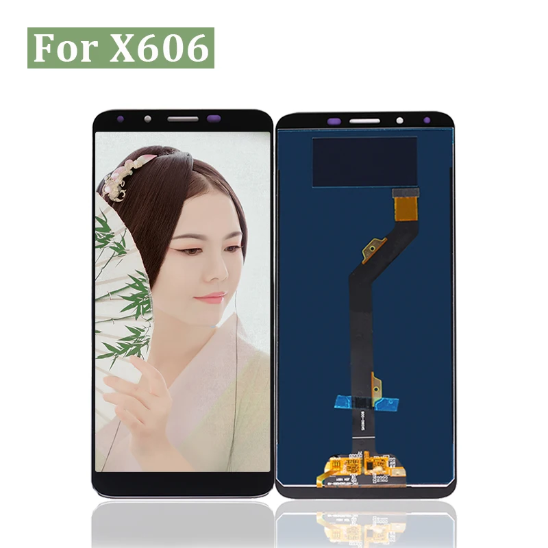 Для Infinix Hot 6 X606 ЖК дисплей с сенсорным дигитайзером в сборе для Ремонт экрана 0