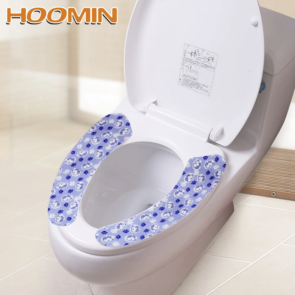 HOOMIN теплый мягкий нетканый чехол на сиденье для ванной комнаты крышка унитаза