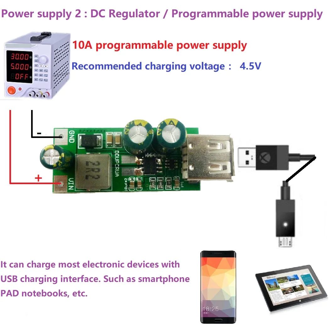 20 Вт DC 3 5 В до 12 постоянного тока повышающий преобразователь USB модуль QC3.0 2 0 FCP