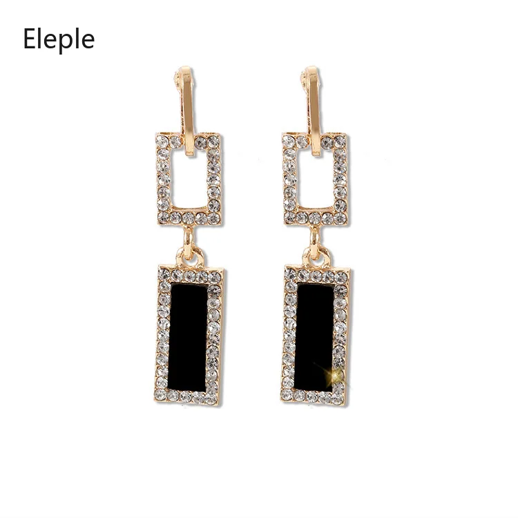 Eleple Dropshipping Trendy Geometric Dangle Earrings for Woman Nightclub Special Earring Party Fashion Jewelry Supplier B1024 | Украшения и