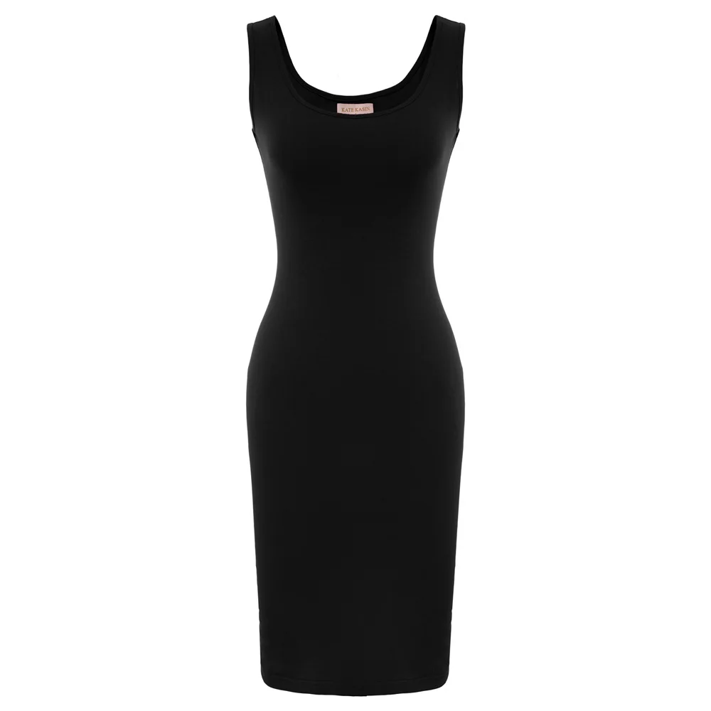 Горячая сексуальная женская винтажная без рукавов с u-образным вырезом Хлопок