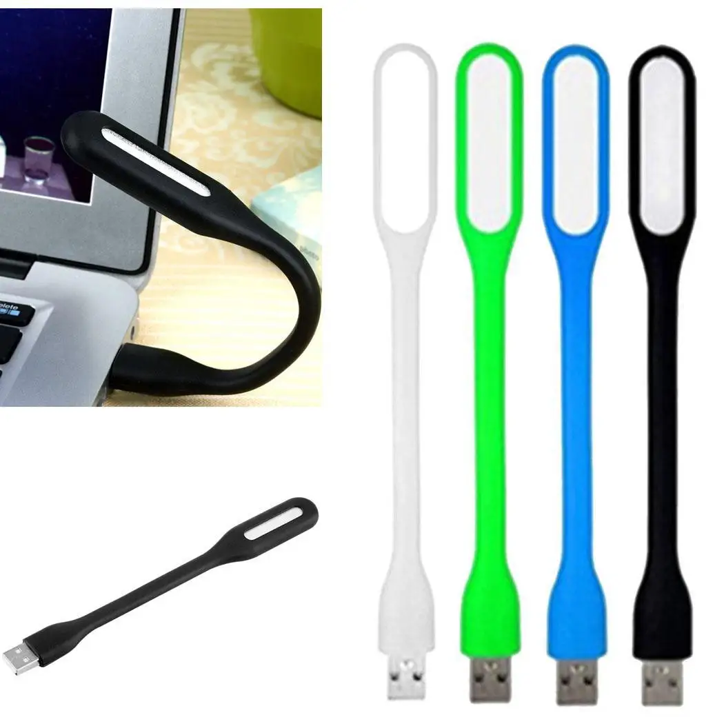 Мини Регулируемый гибкий USB LED свет Powerbank Чтение 5 в дома лампочки лампы 1 2 Вт|Лампы
