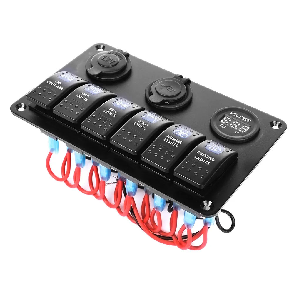 Клеранс 5 Pin DIY автомобильные огни переключатель светодио дный свет панель