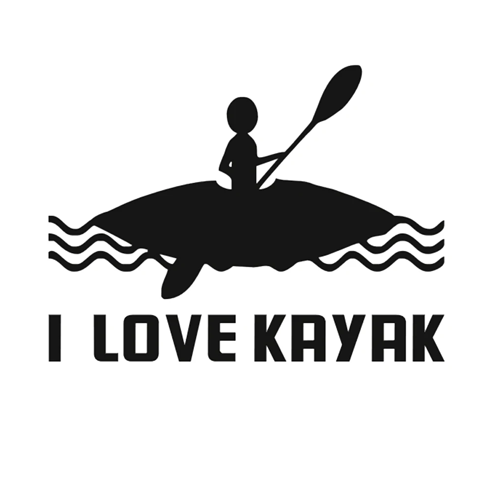 Водонепроницаемые виниловые наклейки для Каяка лодки забавная наклейка на окно