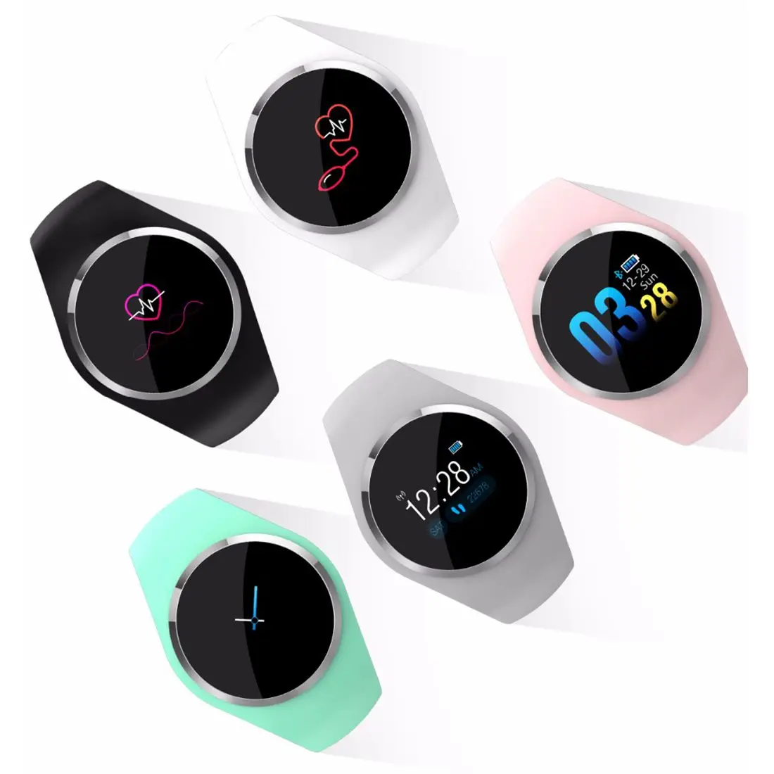 Q1Smart Браслет фитнес трекер для измерения сердечного ритма Смарт кровяного