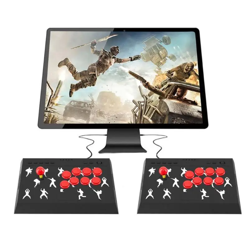 Проводной игровой контроллер геймпад Fighting Stick джойстик для ПК X input nyd