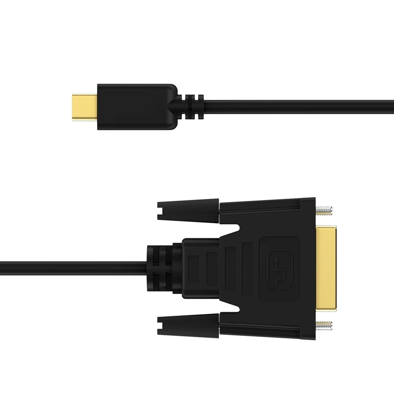 Usb C к Dvi (24 + 1) Кабельный адаптер Usb3.1 Type-C/Thunderbolt 3 4K x 2K @ 30Hz для Macbook Pro/Imac Chromebook Pixel |