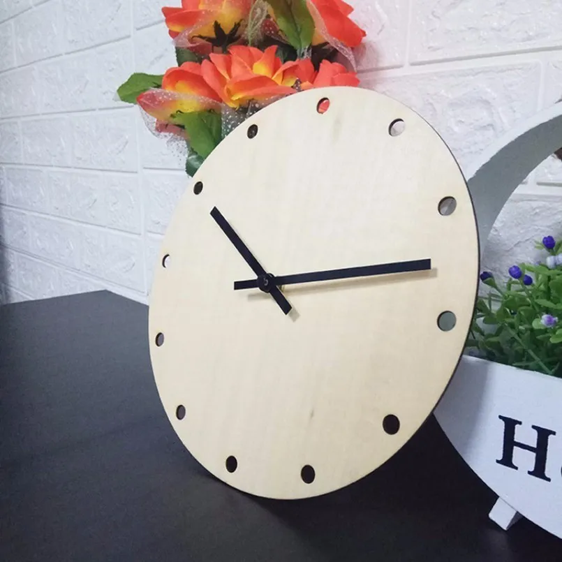 Новые настенные часы 3D европейские креативные деревянные современный дизайн