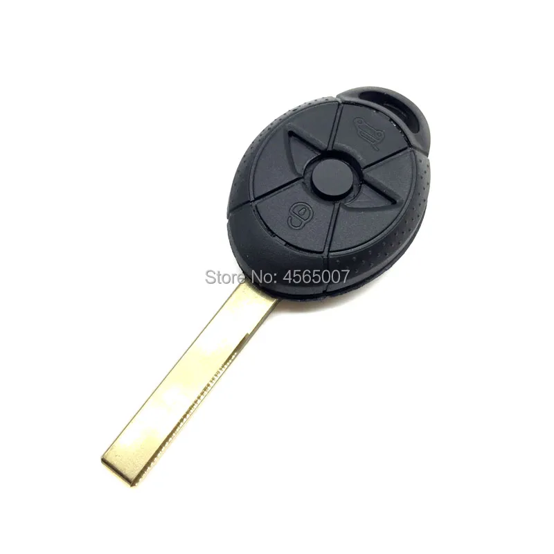 3 кнопки чехол для дистанционного ключа от машины замена крышки BMW Mini Cooper Uncut Blade FOB