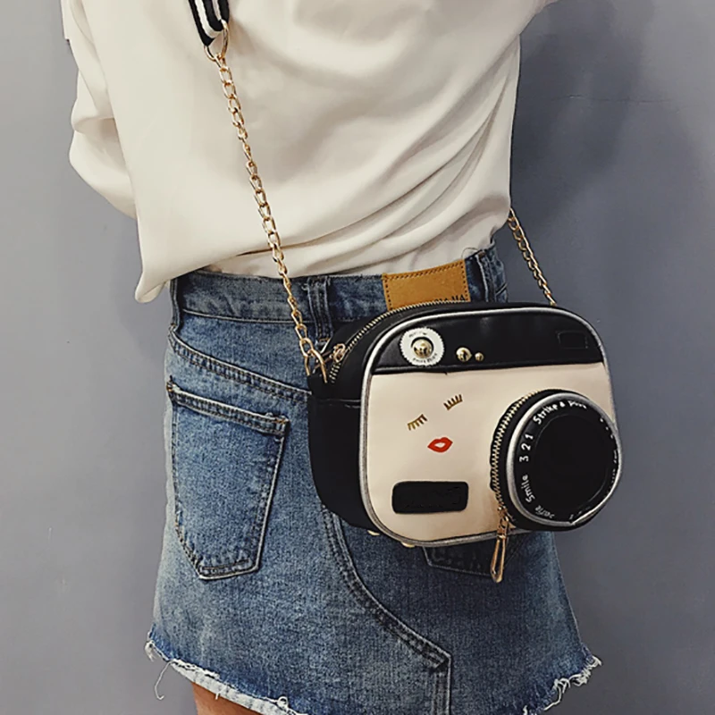 Новинка 2019 милый Модный женский ремень камеры сумка на плечо в стиле ретро PU