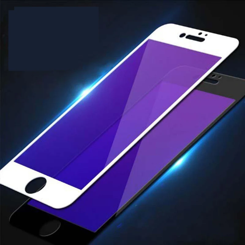3D мягкий край углеродного волокна Полный экран протектор для iPhone 8 7 6 6S Plus анти