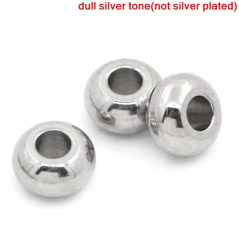 

Stainless Steel Spacer Beads Round Silver Color 5mm Dia,Hole:Approx 2mm,100PCs (B24899)