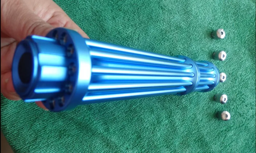 

HOT! focusable high power 200w 200000m blue laser pointers 450nm burning match/paper/dry wood/candle/ +5 caps