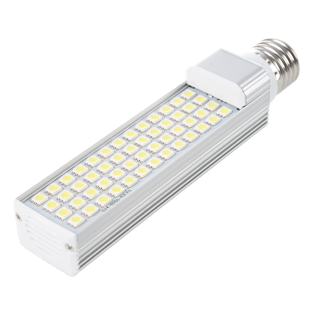 E27 52 5050 SMD LED освещение лампа розетка светильник алюминиевый 11 Вт AC 85 265 в