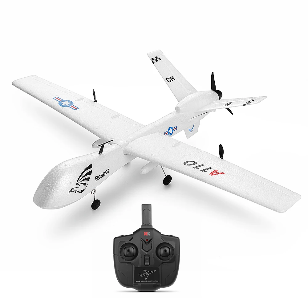 Оригинальный дрона XK A110 2 4G 565 мм 3CH RC самолет с фиксированным крылом Самолет
