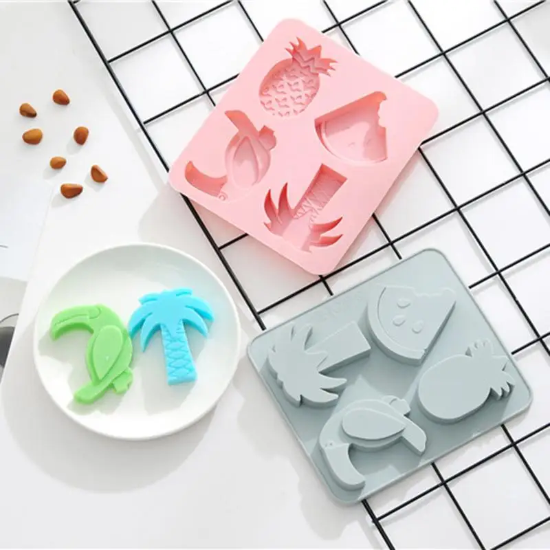 Ананас фруктовое дерево силиконовая фотоформа сделай сам печенье шоколад