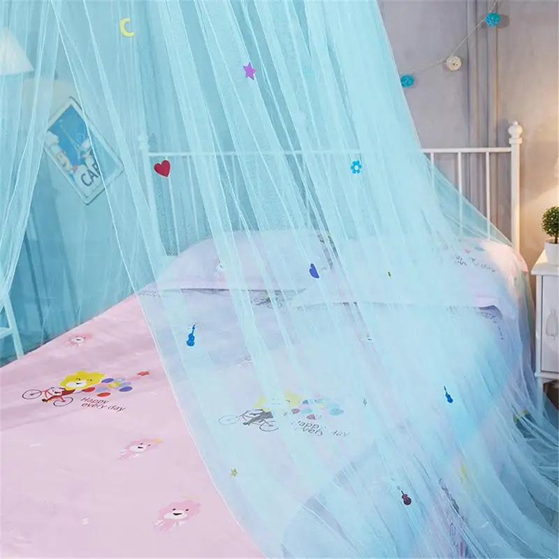 

Kid Baby Bed Canopy Bedcover Mosquito Net Curtain Baby Bedding Round Dome Tent Baby Kids Reading Playing Home Decor Hanging