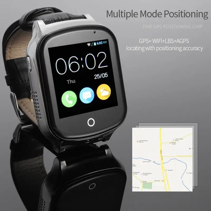 A19GPS Смарт часы встроенный GPS позиционирование 3G слот для карты пожилых детей
