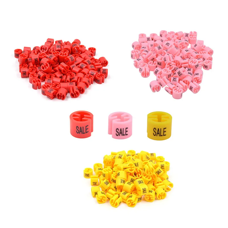 100 шт. пластиковые маркеры цветные для вешалок швейные бирки инструменты Прямая