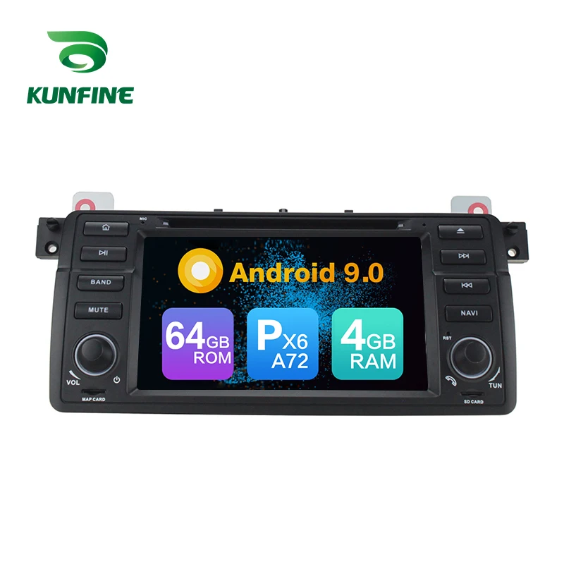 

Android 9,0 Core PX6 A72 Ram 4G Rom 64G Автомобильный DVD GPS мультимедийный плеер стерео для BMW M3 1998-2006 радио головное устройство
