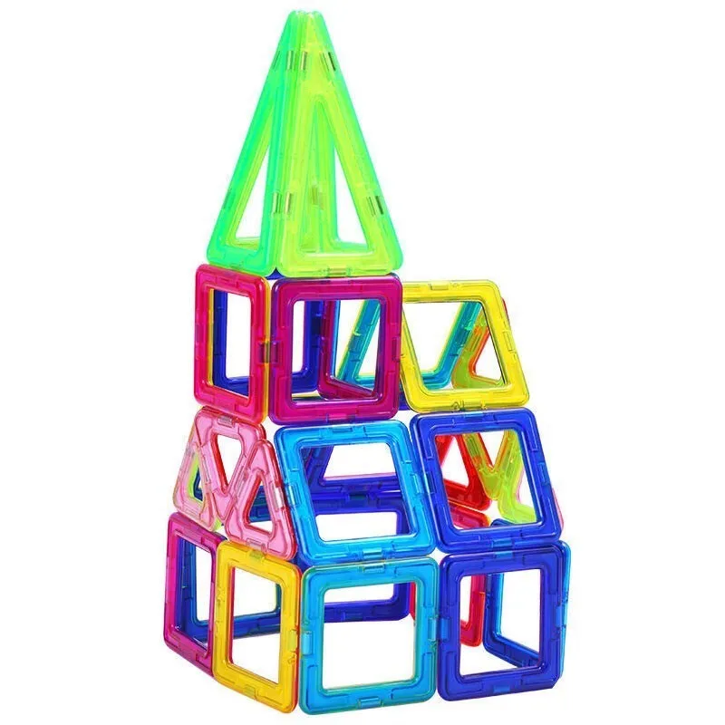 Mylitdear Unids магнитные строительные игрушки 3d Diy блоки кирпичные модели дизайнерские