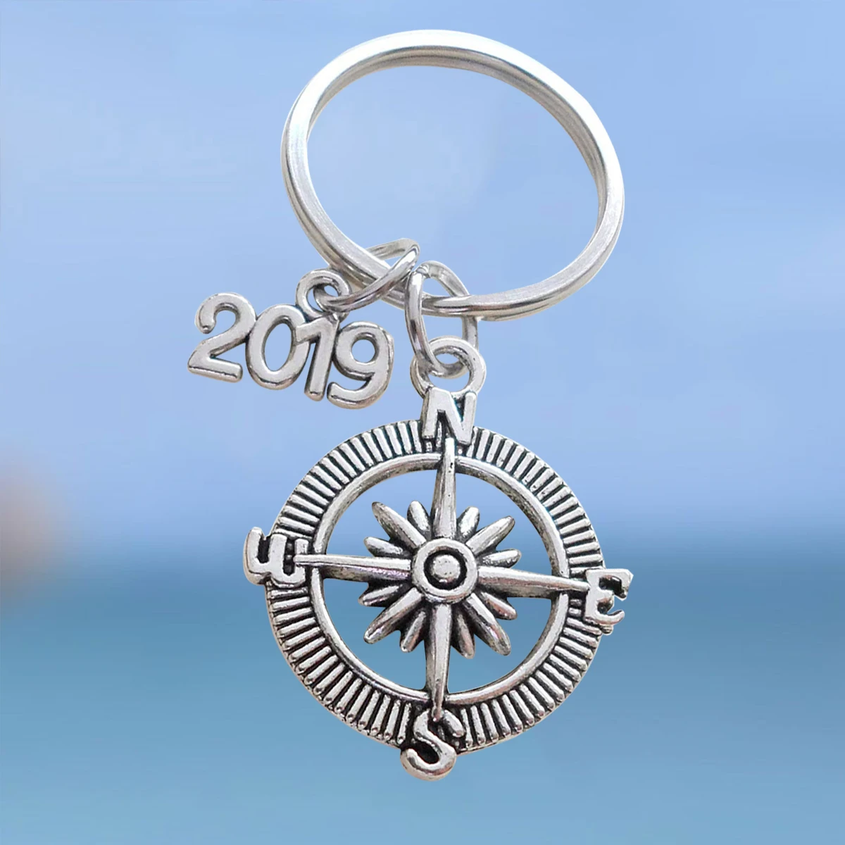 1 шт. Grad брелок 2019 компас металлическая подвеска аксессуары для сумки