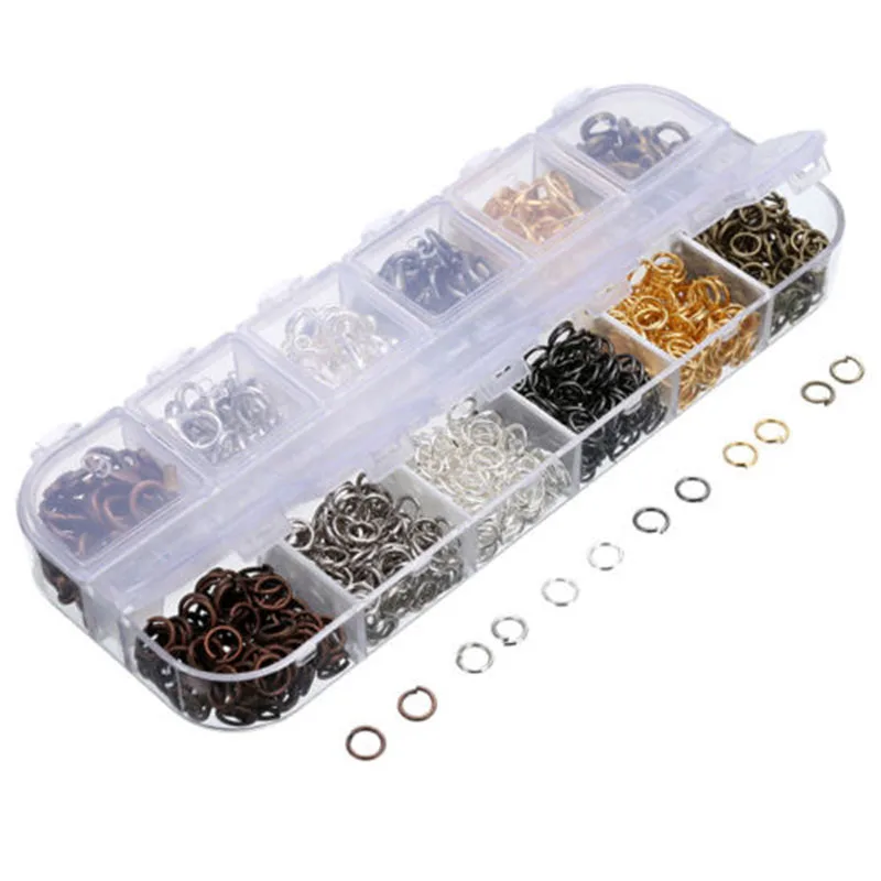 6 Colors Lobster Clasps Hooks DIY Making Jewelry Findings Metal Jump Rings Tool | Дом и сад